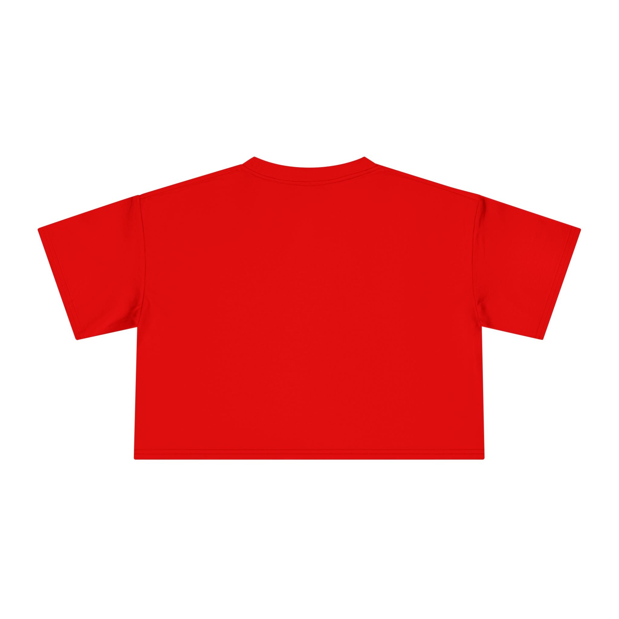 Patriotic Dog Crop Tee — Jack Russell with American Flag