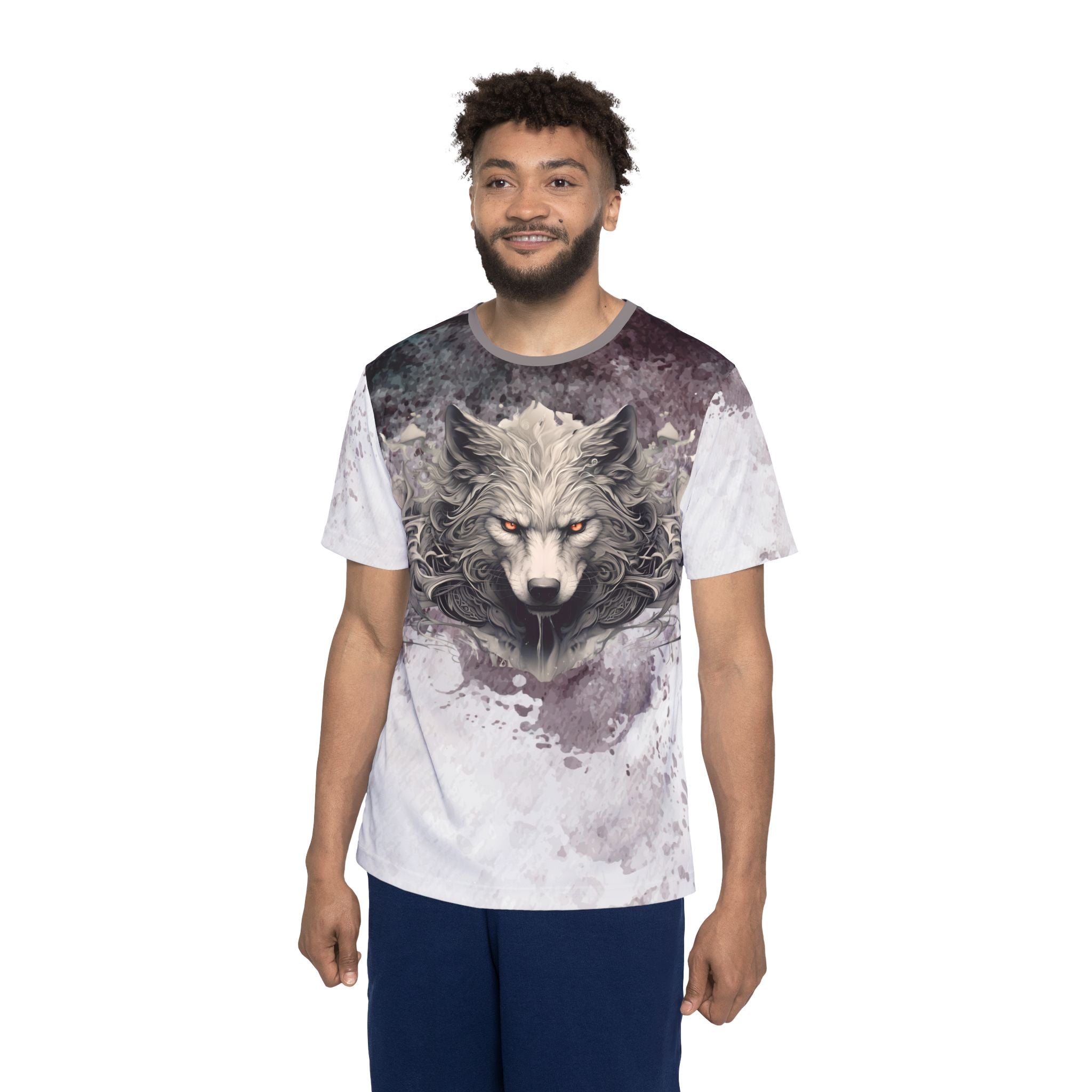 Wolf Spirit Men's All-Over Print Sports Jersey