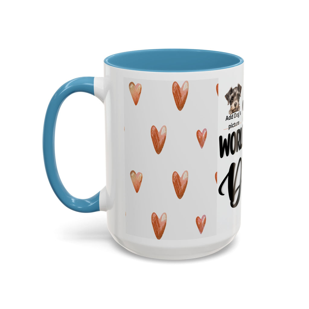 Personalised "World's Best Dog Dad" Coffee Mug — Custom Pet & Owner Photo