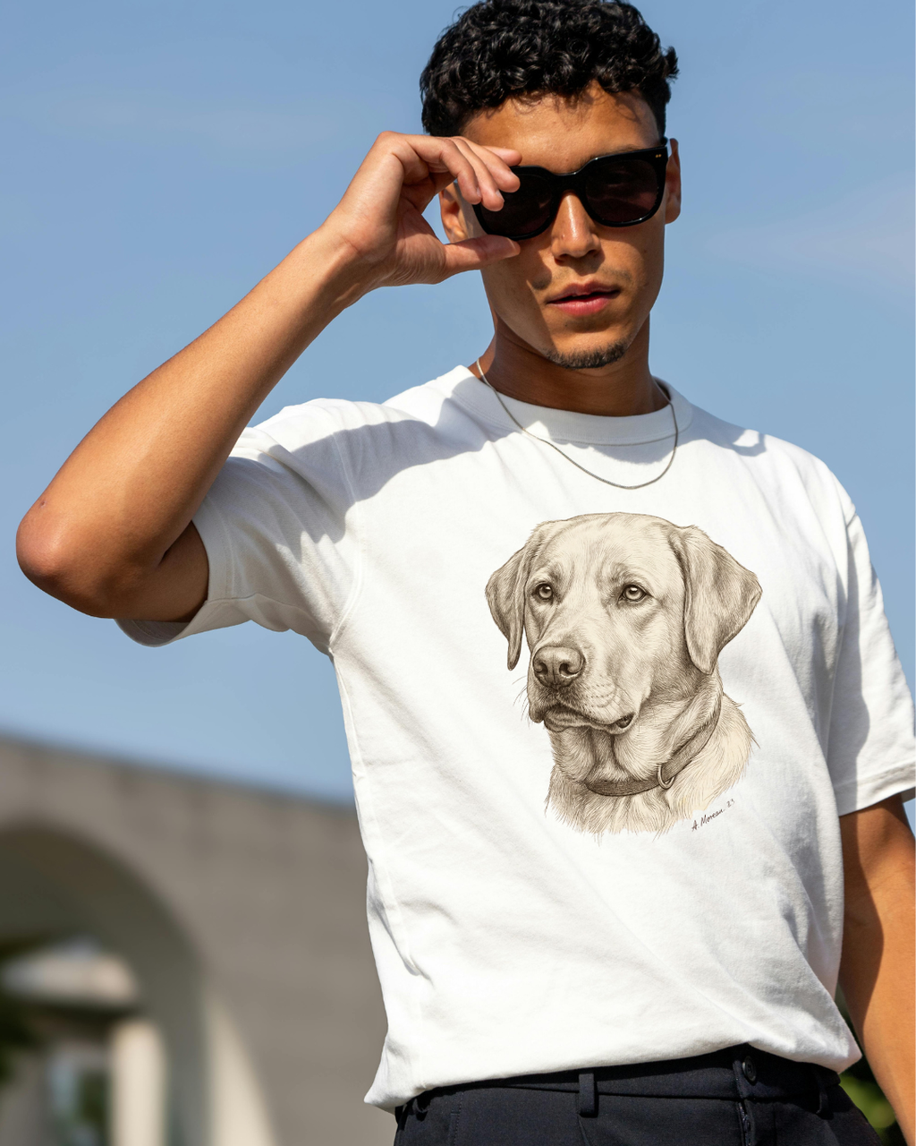 Labrador Pencil Portrait – Downloadable Wall Art