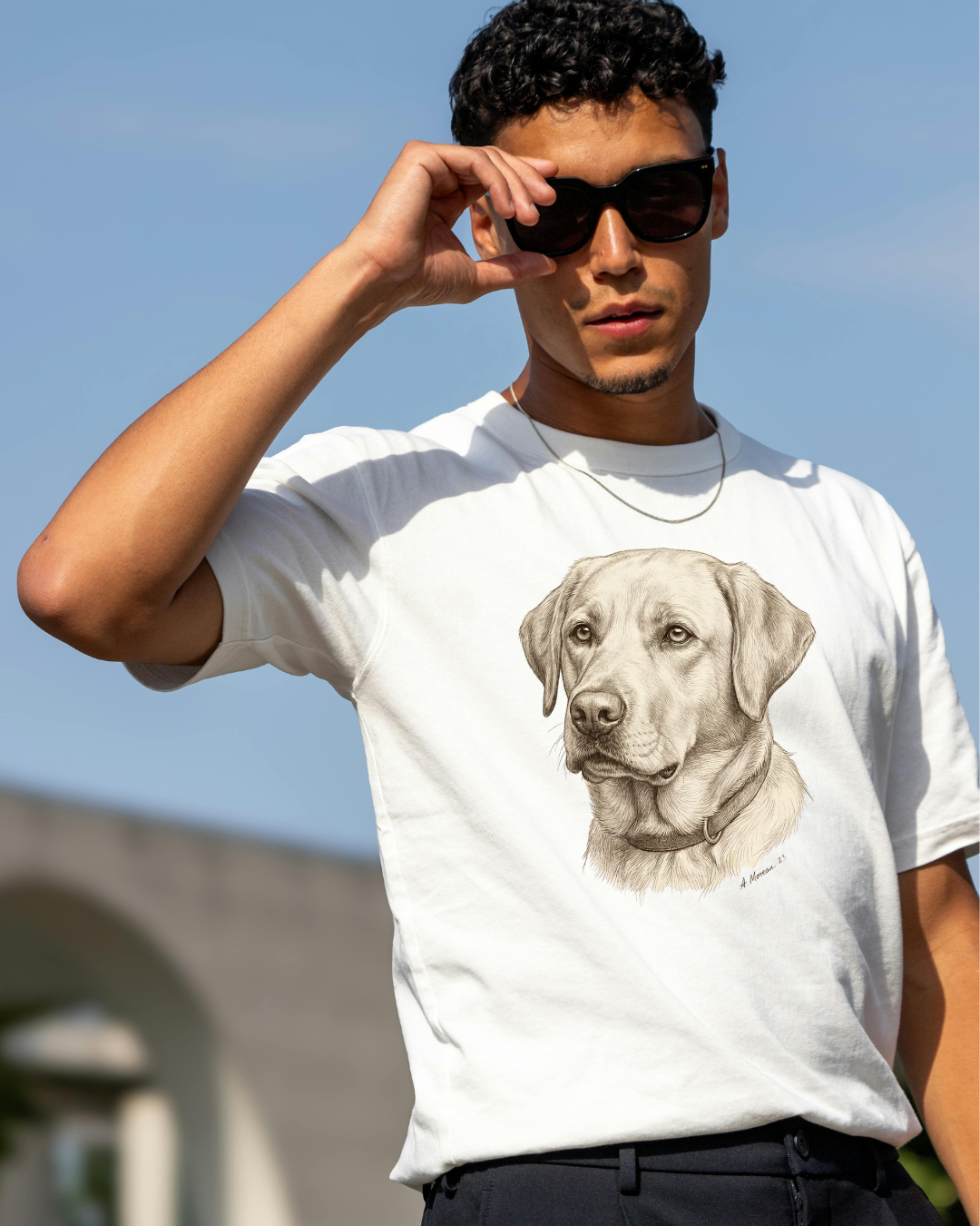 Labrador Pencil Portrait – Downloadable Wall Art