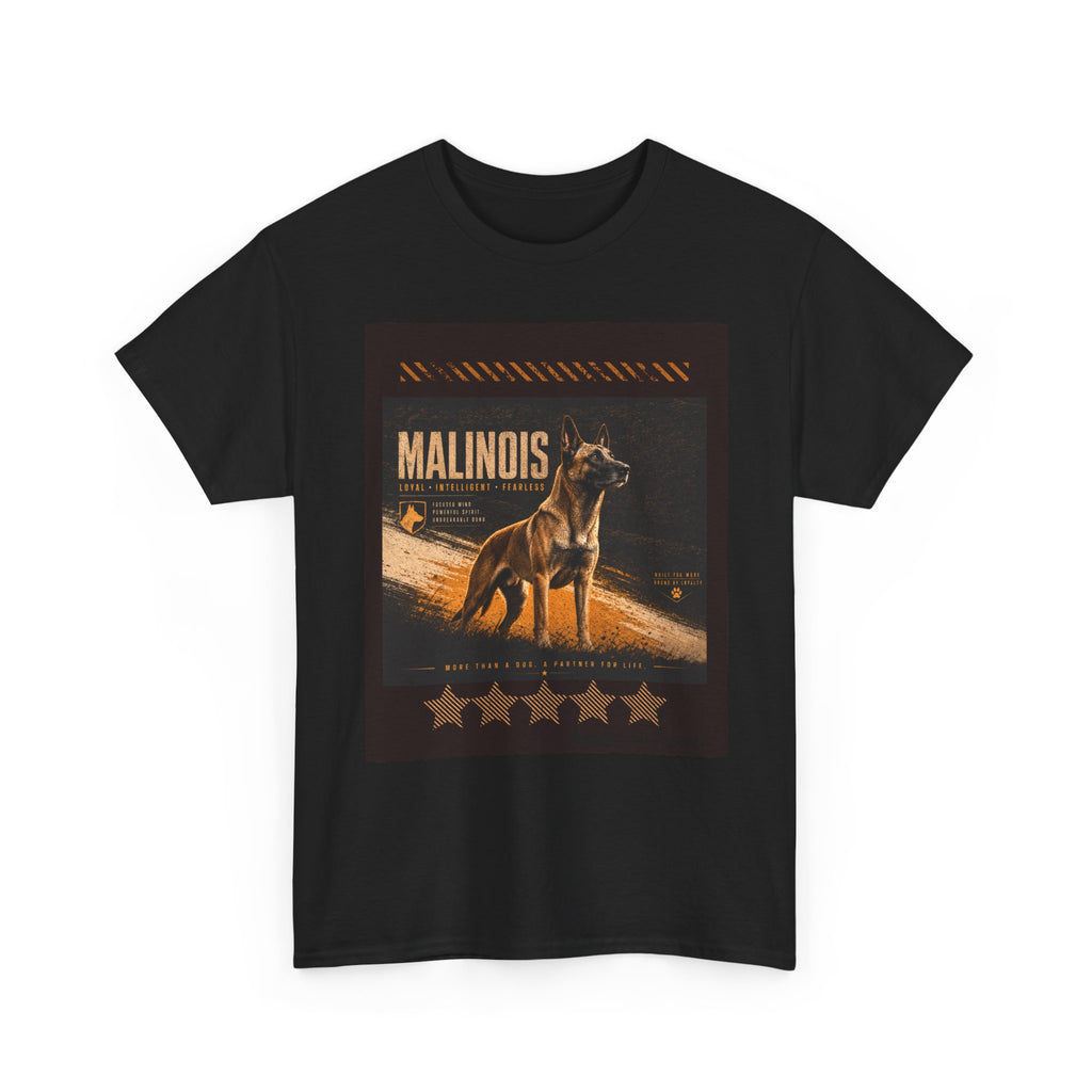 Malinois Dog Tee — Vintage Belgian Malinois Graphic T-Shirt