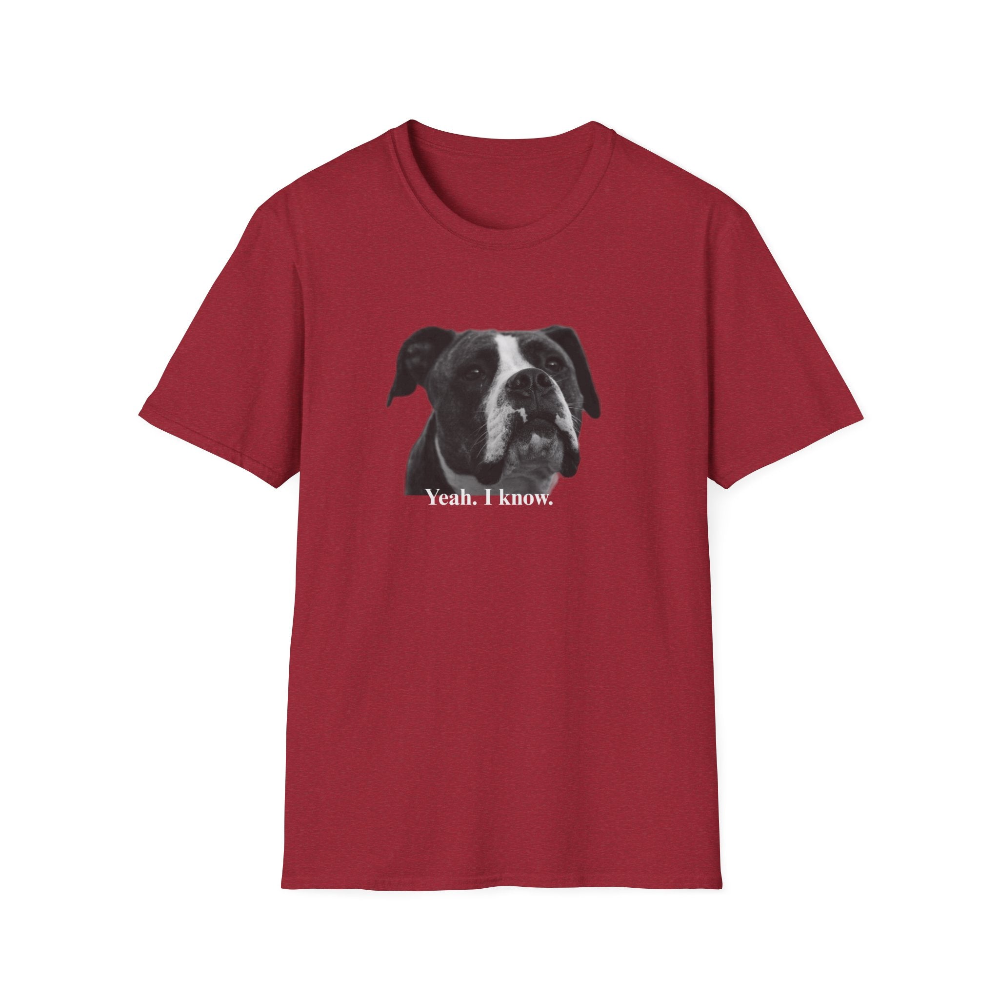 Boxer Graphic T-Shirt — "Yeah. I know."