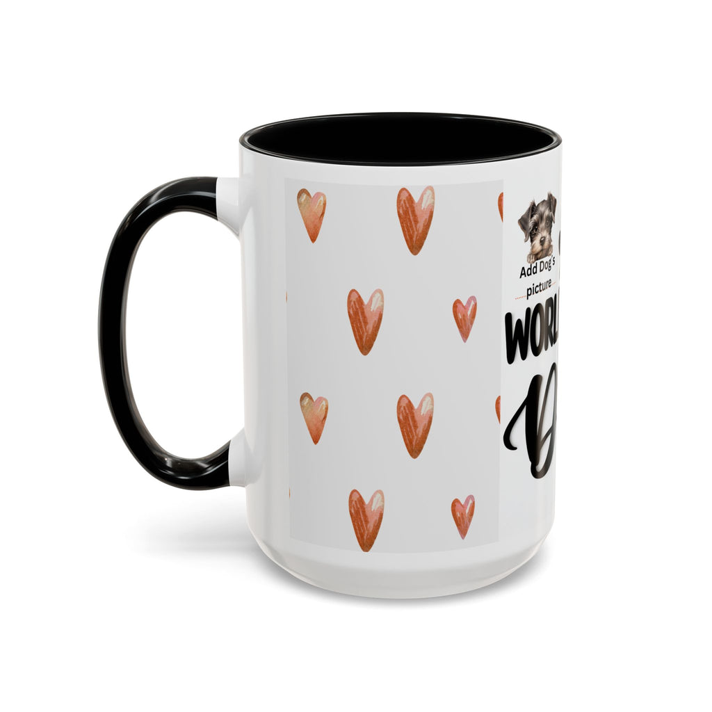 Personalised "World's Best Dog Dad" Coffee Mug — Custom Pet & Owner Photo