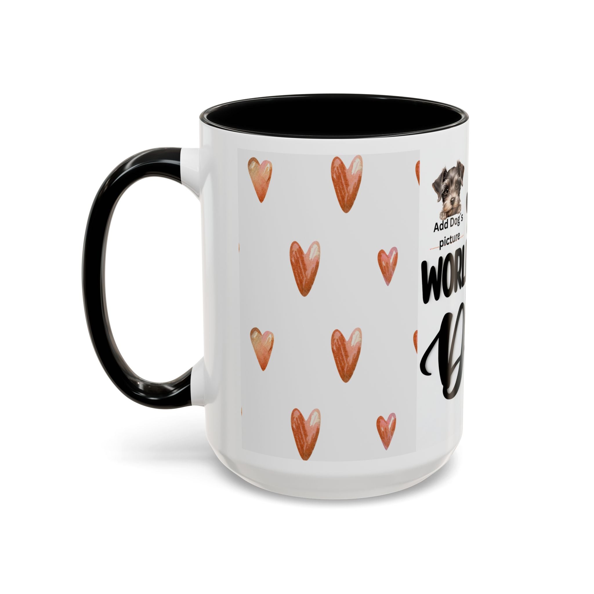 Personalised "World's Best Dog Dad" Coffee Mug — Custom Pet & Owner Photo