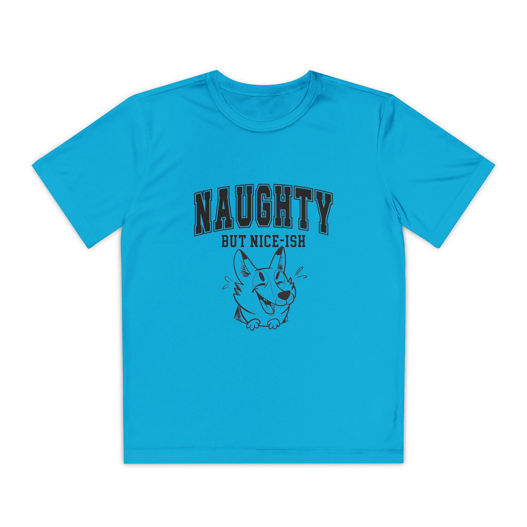 Youth Tee - "Naughty But Nice-ish" Graphic Shirt