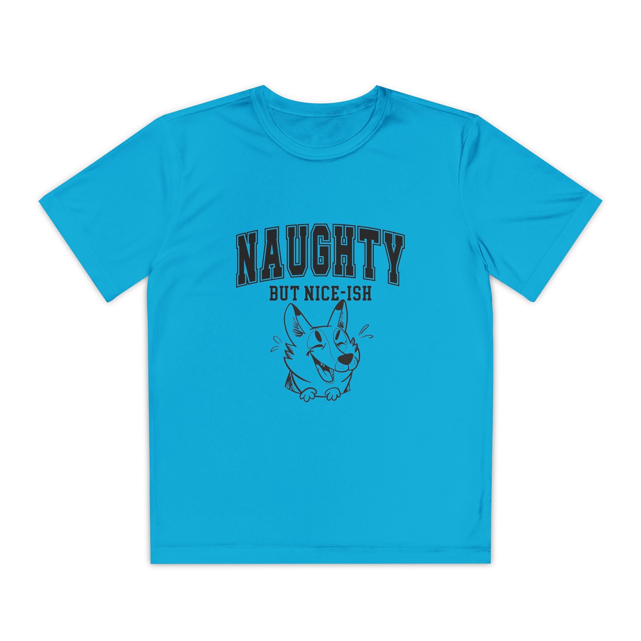 Youth Tee - "Naughty But Nice-ish" Graphic Shirt