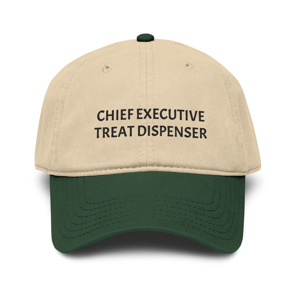 Chief Executive Treat Dispenser - funny Dog Lover Cap