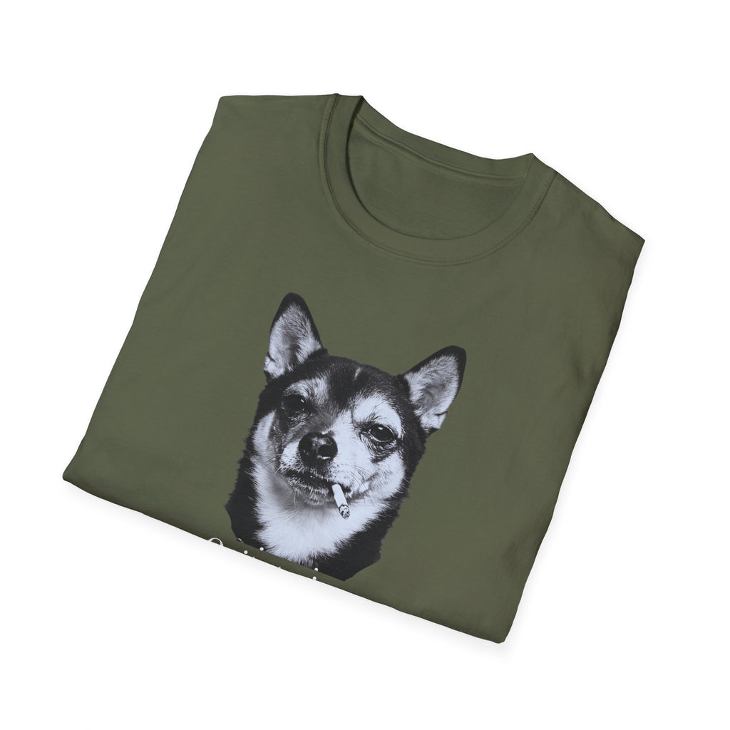 Dog Graphic T-Shirt — "Quit Staring... You're Killin' My Vibe"