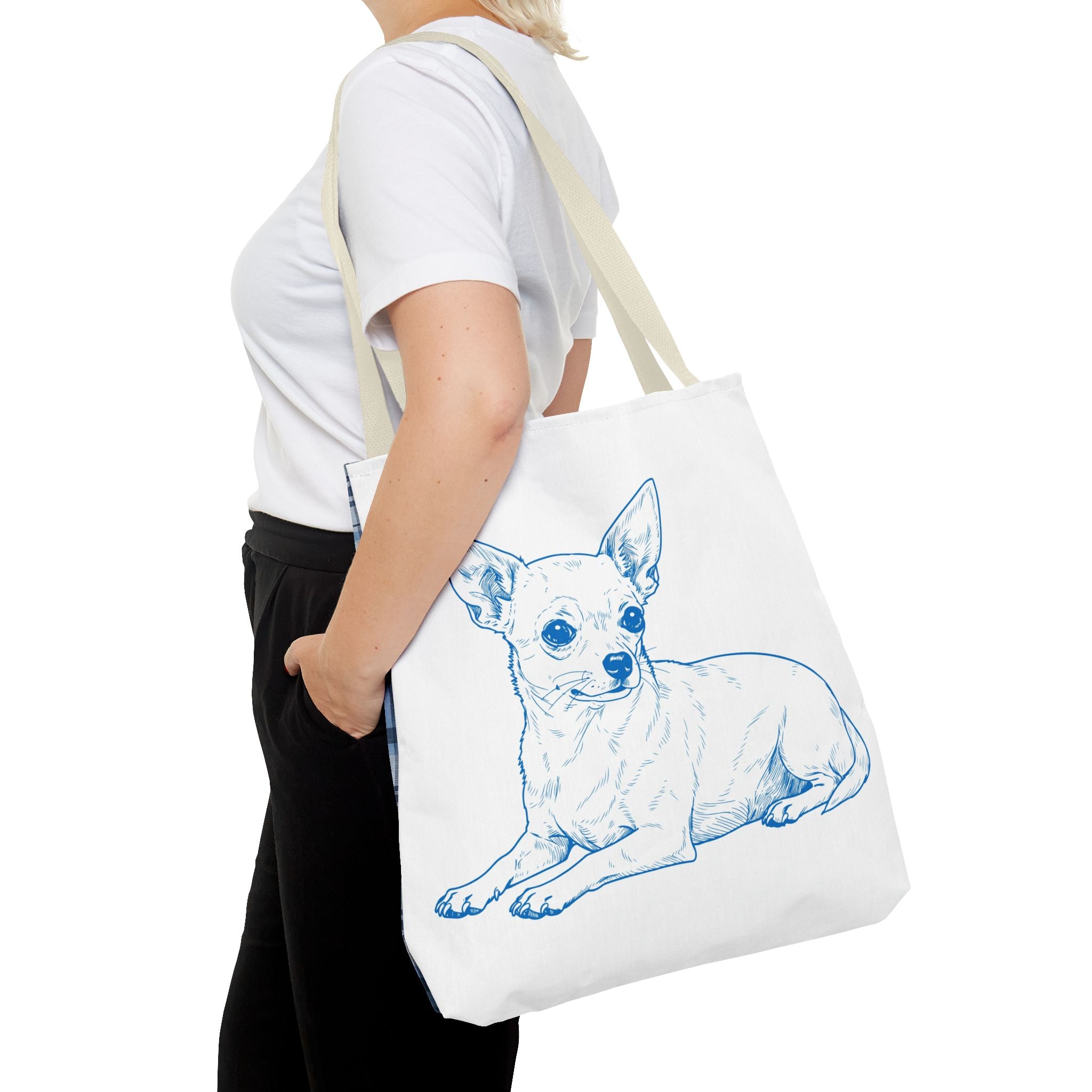 Chihuahua Dog Tote Bag — Cute Dog Lover Printed Tote