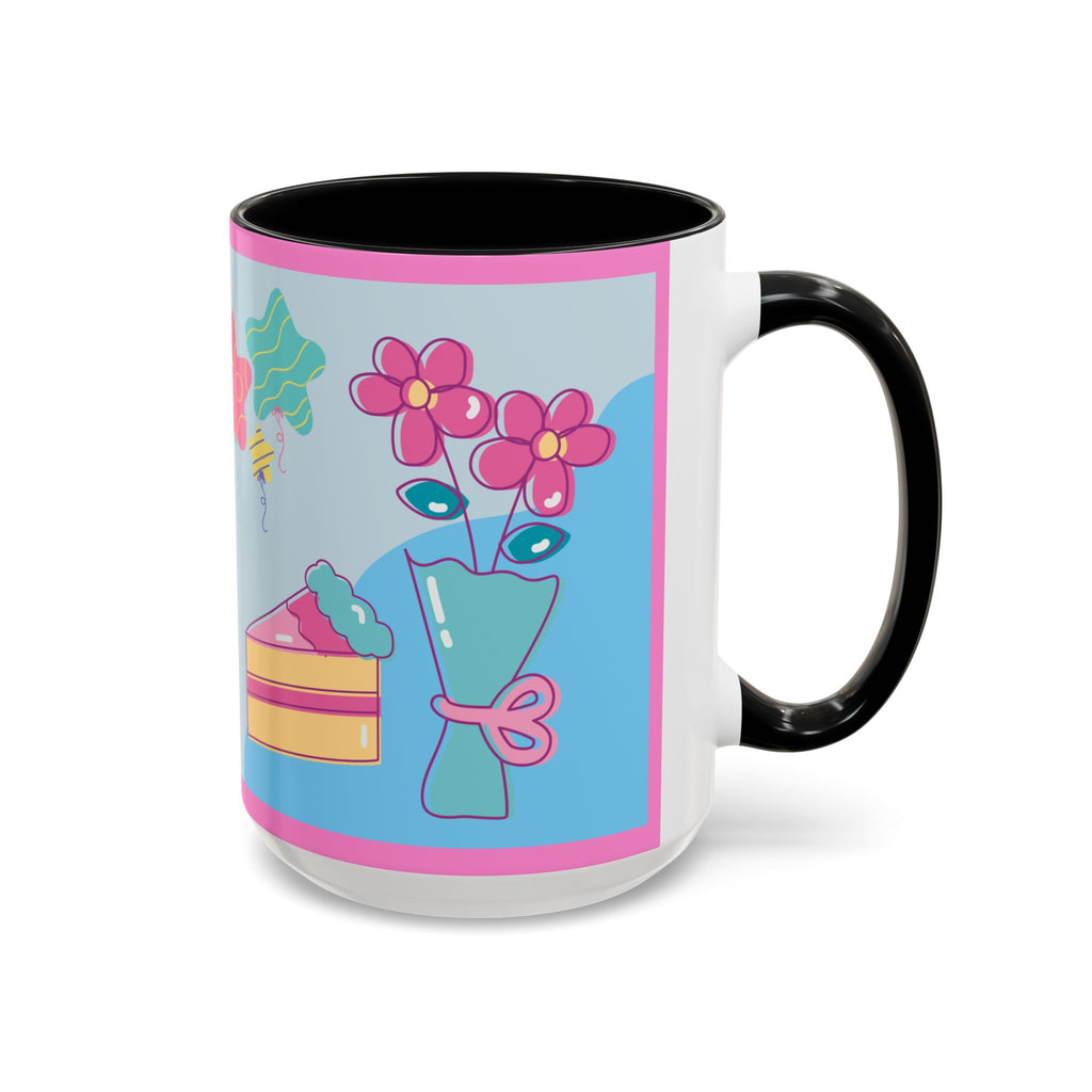 Father's Day Coffee Mug – Cute Dog on Scooter Design (11/15oz)