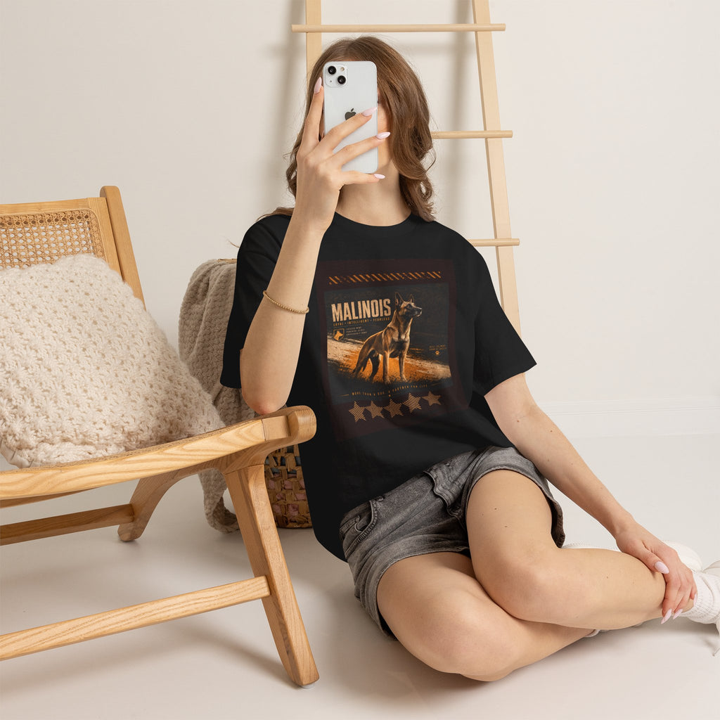 Malinois Dog Tee — Vintage Belgian Malinois Graphic T-Shirt