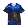 Doberman Lightning Sports Jersey — Men's All-Over Print Athletic Tee