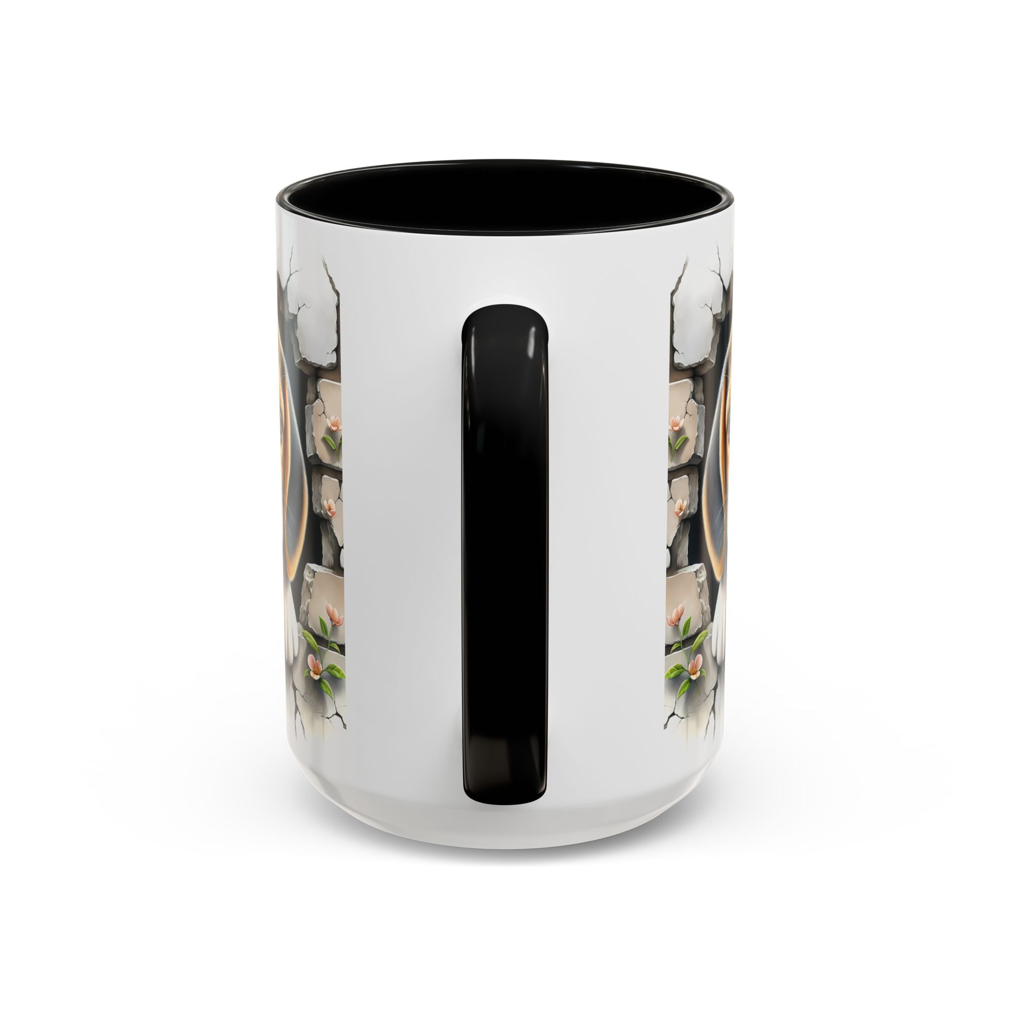Beagle Puppy Peek Accent Coffee Mug – Cute Dog Gift (11/15 oz)