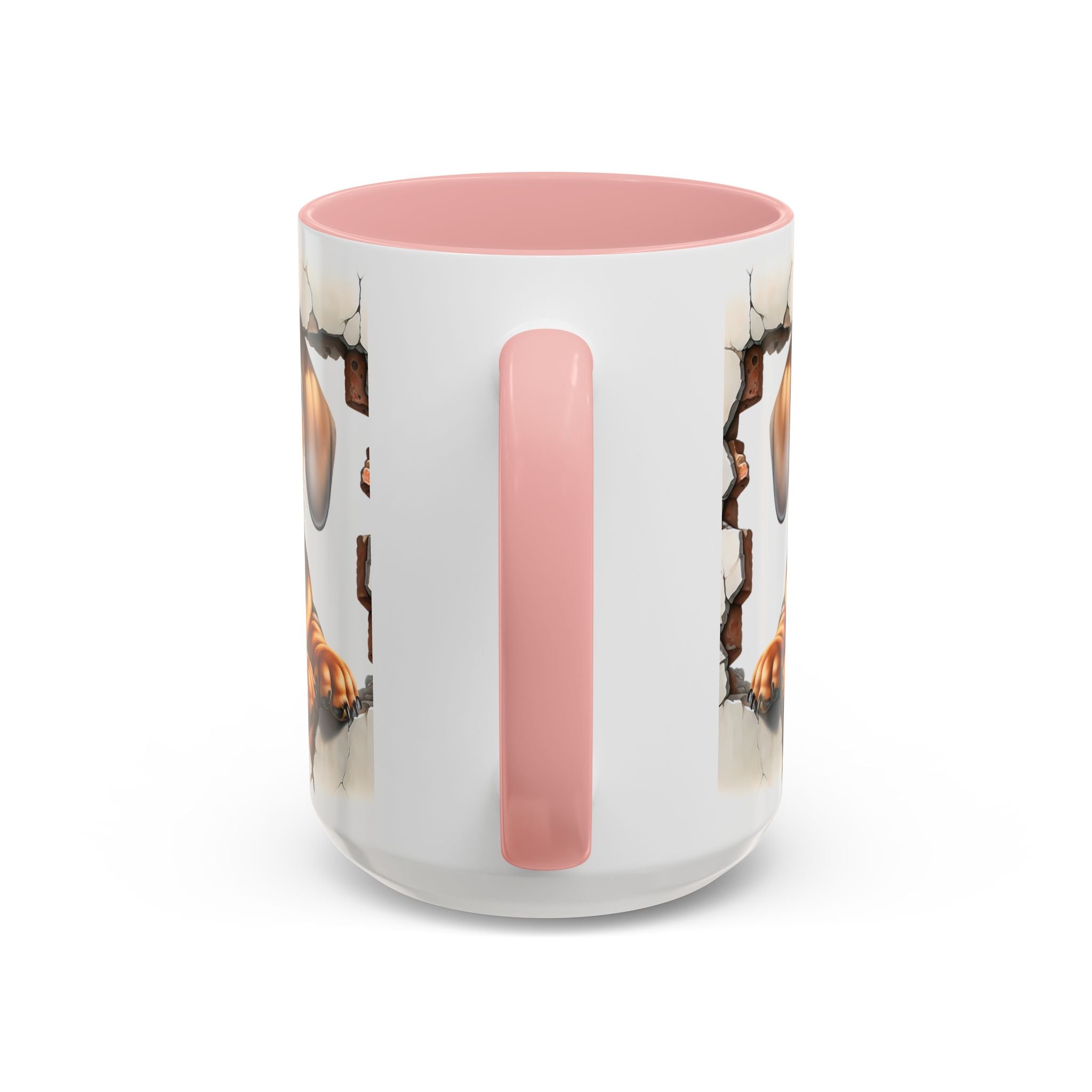 Dachshund Peek-A-Boo Accent Coffee Mug — Cute Puppy Dog Gift (11/15oz)