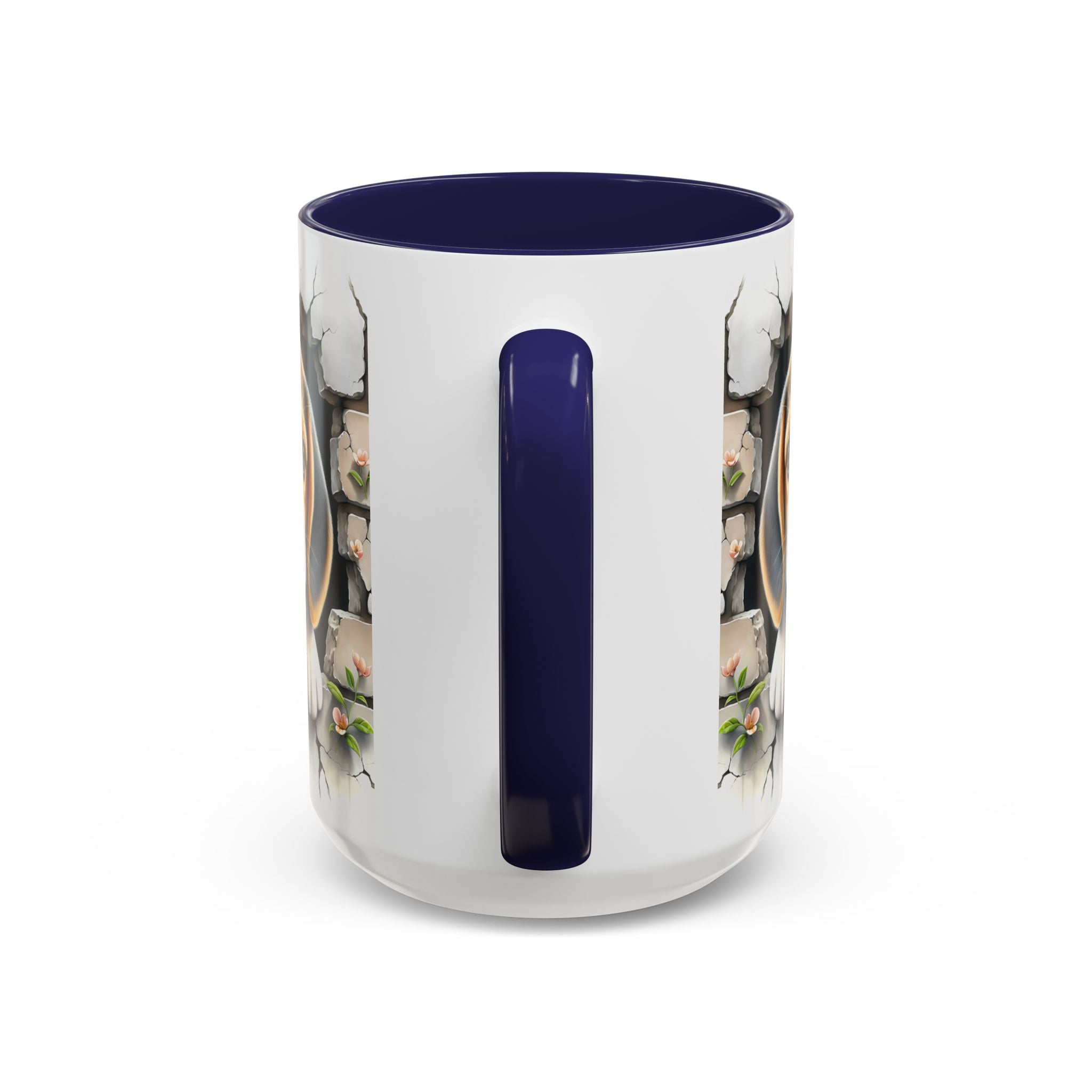 Beagle Puppy Peek Accent Coffee Mug – Cute Dog Gift (11/15 oz)
