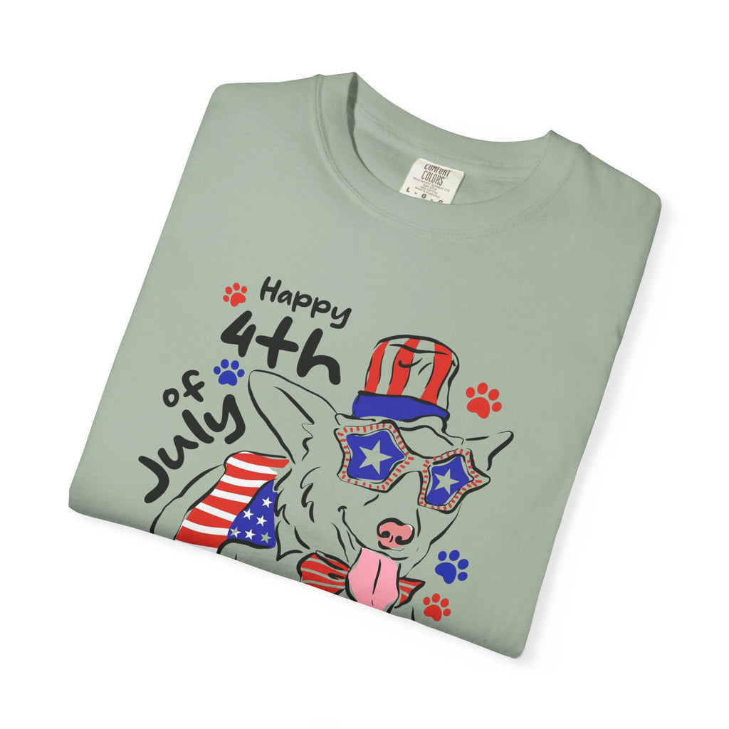 4th of July Dog T-Shirt — Patriotic Pup Graphic Tee