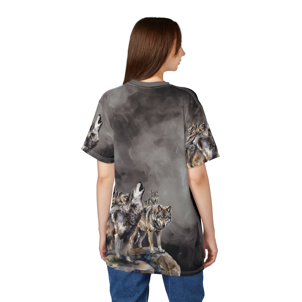 Calling The Pack – Wolves All-Over Print T-Shirt