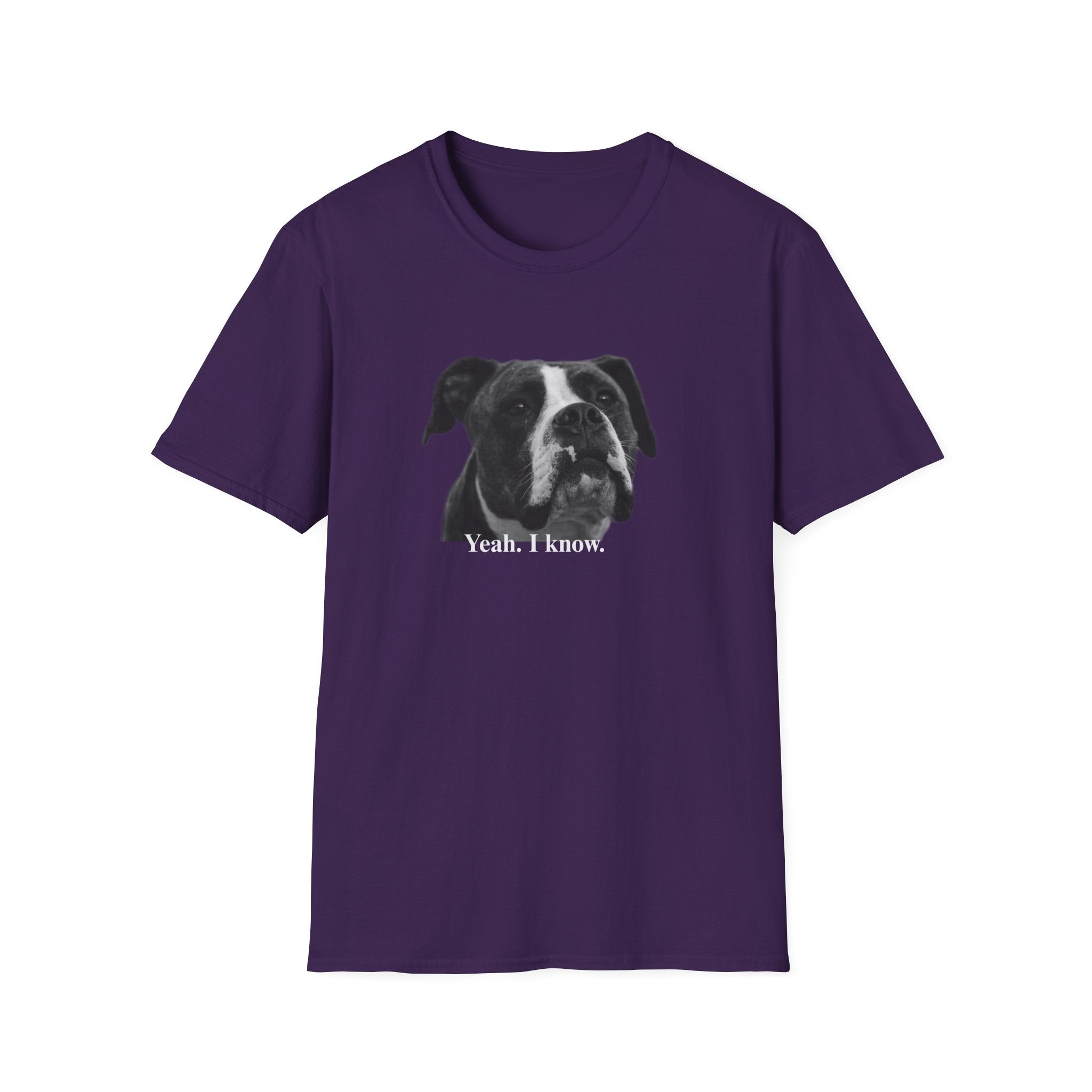 Boxer Graphic T-Shirt — "Yeah. I know."
