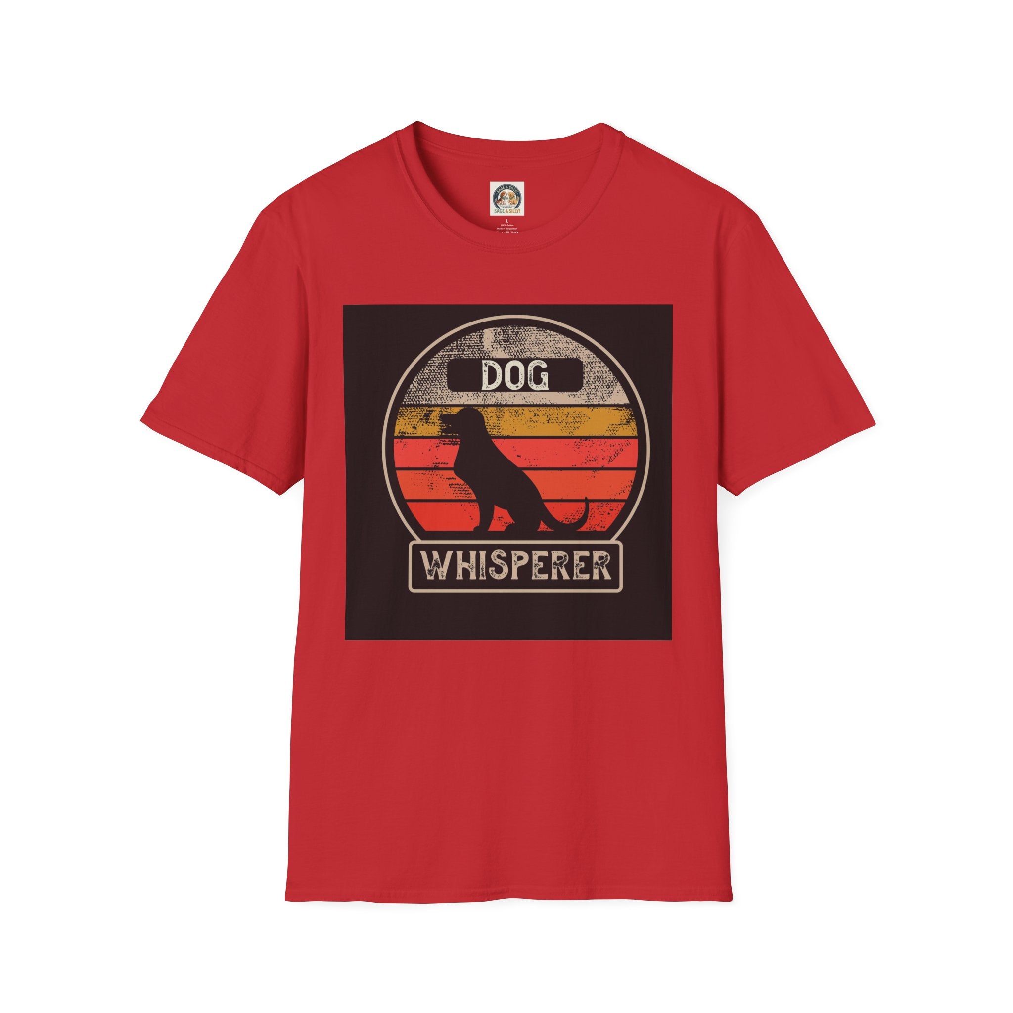 Dog Whisperer T‑Shirt — Vintage Retro Silhouette Tee