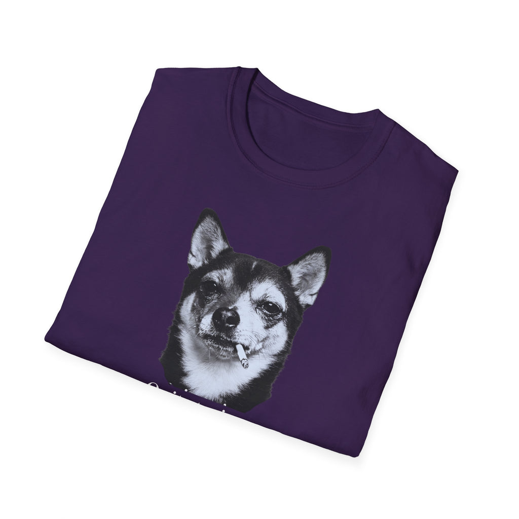Dog Graphic T-Shirt — "Quit Staring... You're Killin' My Vibe"