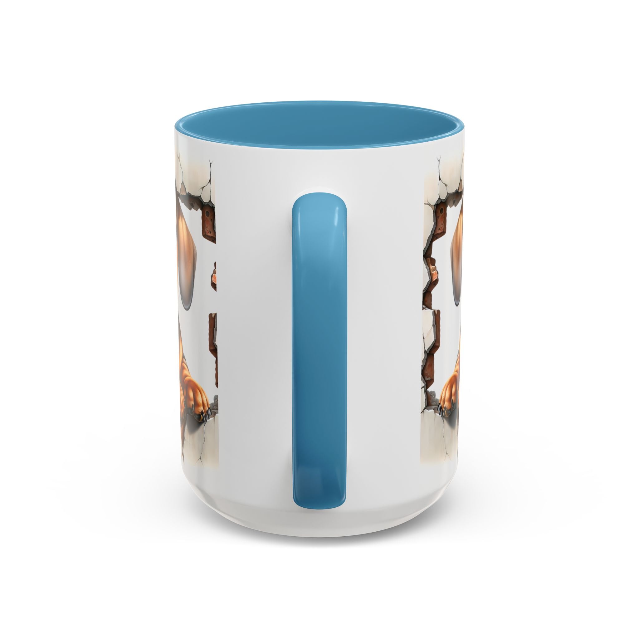 Dachshund Peek-A-Boo Accent Coffee Mug — Cute Puppy Dog Gift (11/15oz)