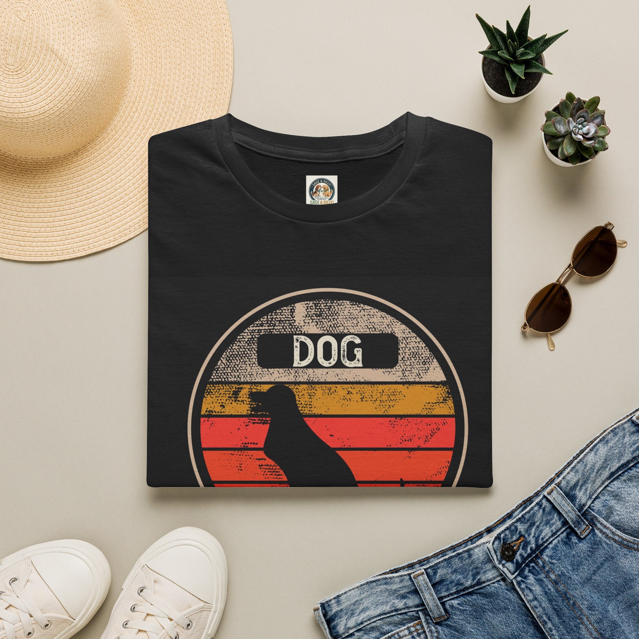 Dog Whisperer T‑Shirt — Vintage Retro Silhouette Tee