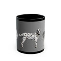 Dalmatian Dog Black Coffee Mug — 11oz & 15oz Ceramic Gift