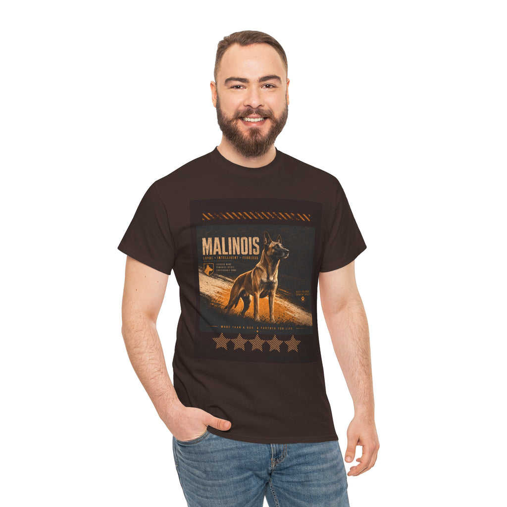 Malinois Dog Tee — Vintage Belgian Malinois Graphic T-Shirt