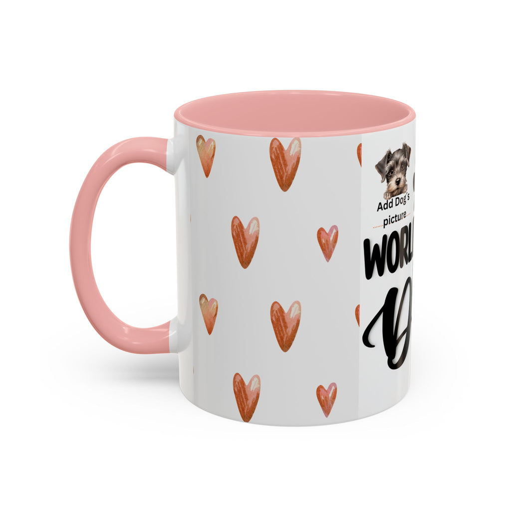 Personalised "World's Best Dog Dad" Coffee Mug — Custom Pet & Owner Photo