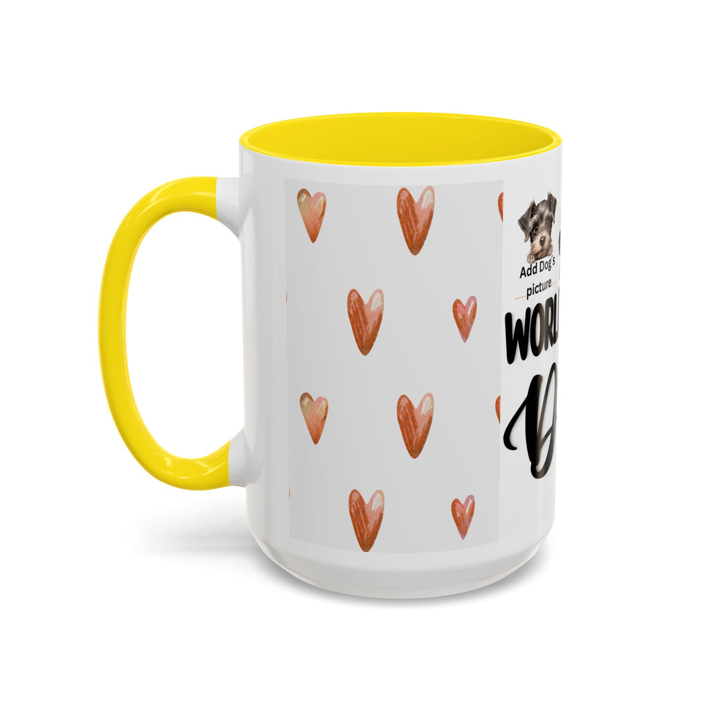Personalised "World's Best Dog Dad" Coffee Mug — Custom Pet & Owner Photo
