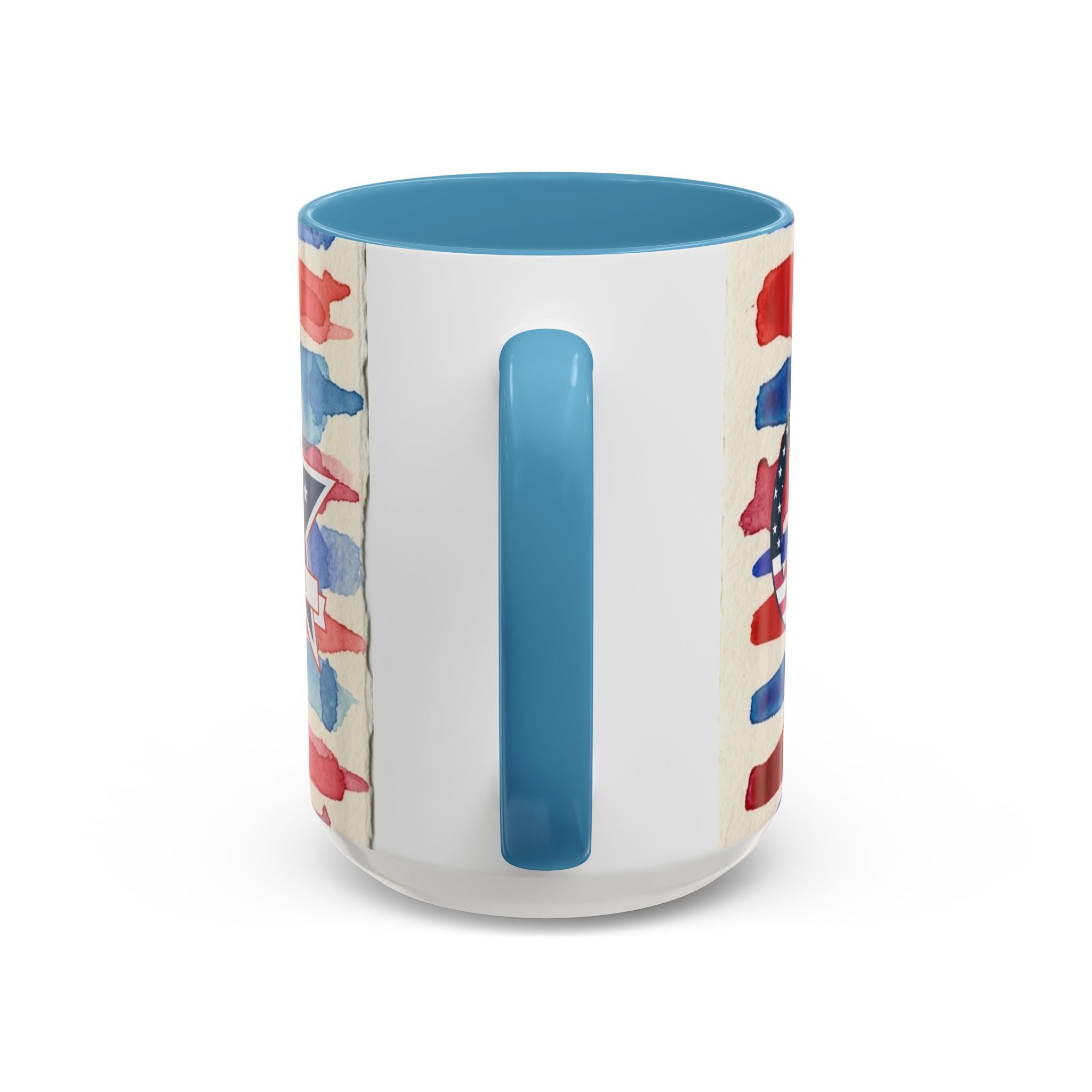 Independence Day Husky Coffee Mug — Happy 4th of July Patriotic Accent Mug (11/15oz)
