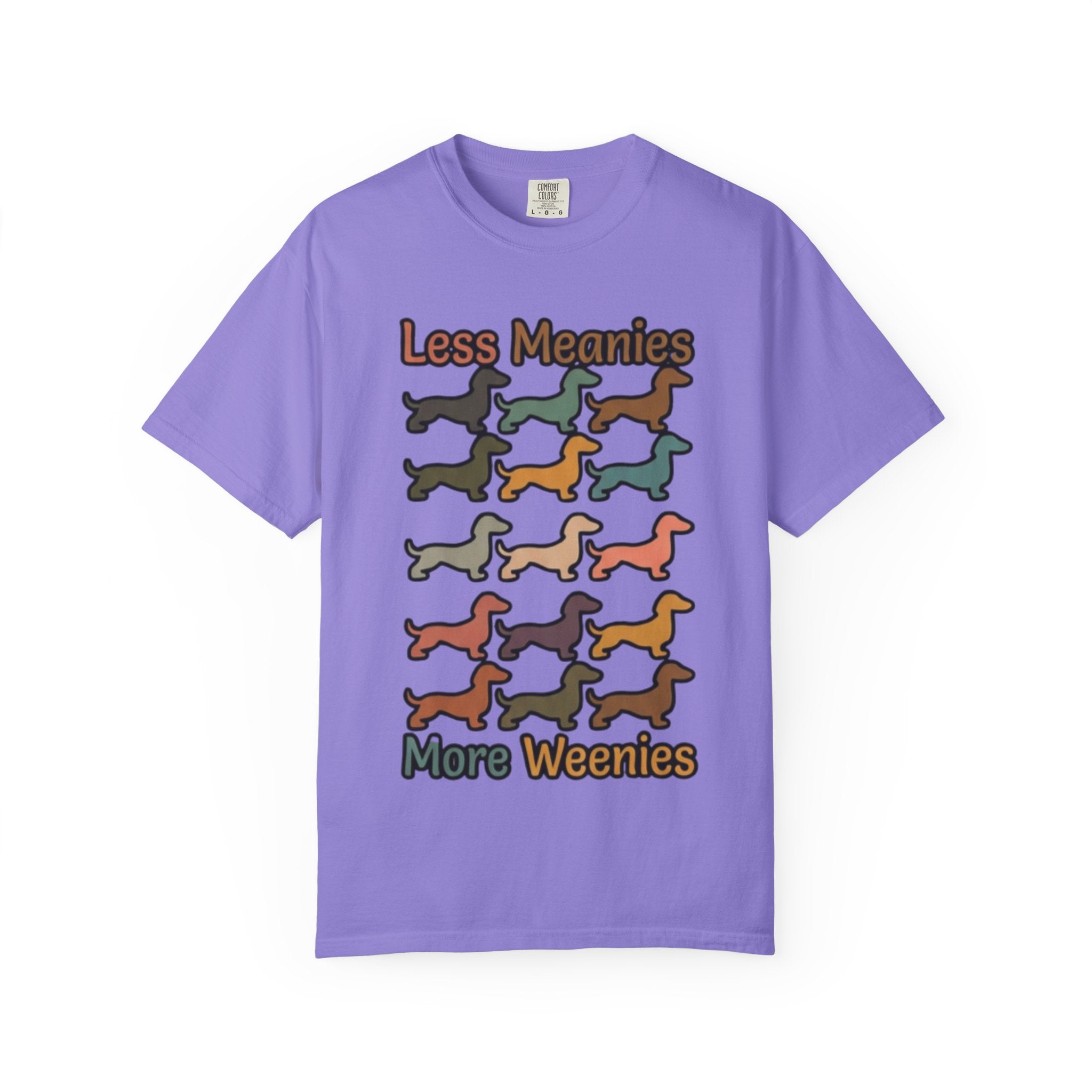 Less Meanies More Weenies Dachshund T-Shirt