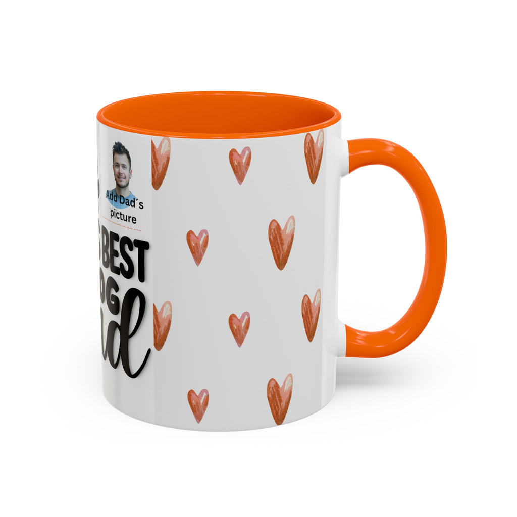 Personalised "World's Best Dog Dad" Coffee Mug — Custom Pet & Owner Photo