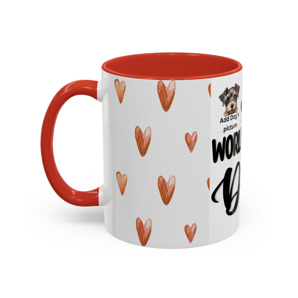 Personalised "World's Best Dog Dad" Coffee Mug — Custom Pet & Owner Photo