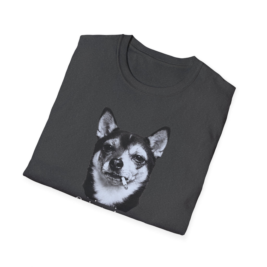 Dog Graphic T-Shirt — "Quit Staring... You're Killin' My Vibe"