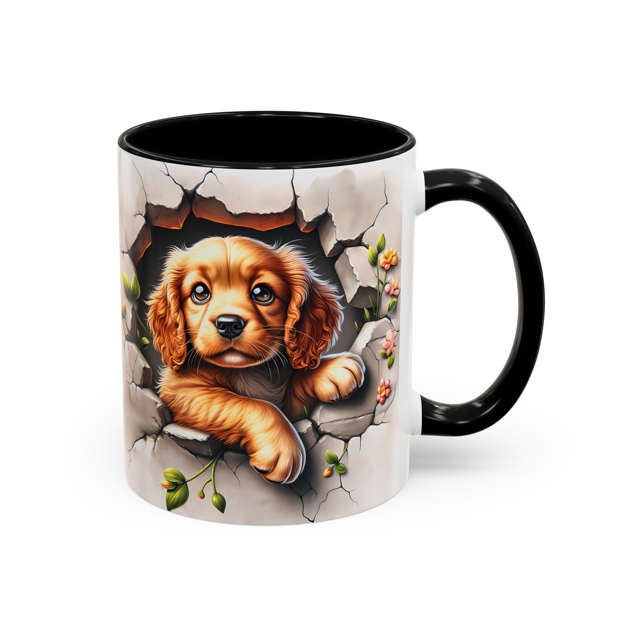 Cocker Spaniel Puppy Coffee Mug — Cute Accent Mug
