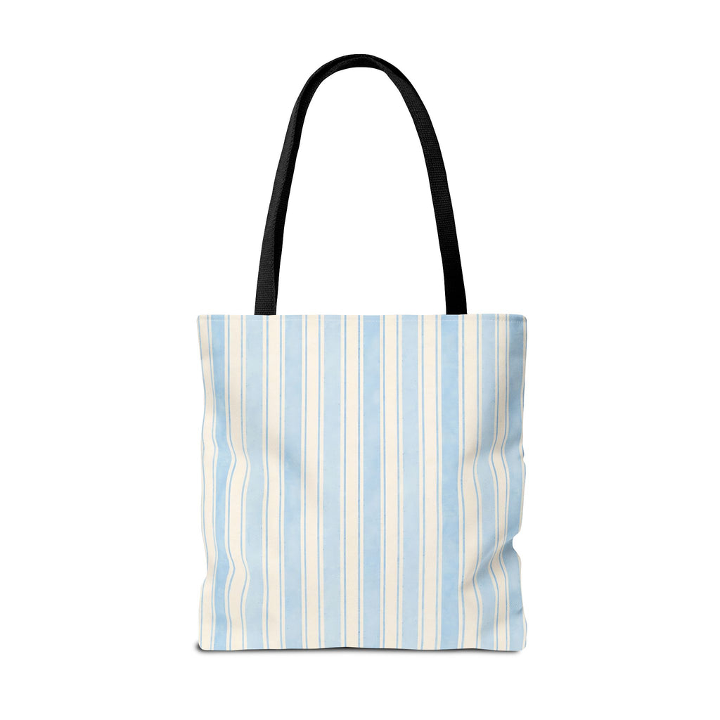 Miniature Schnauzer Tote Bag – "I Like Miniature Schnauzers and Maybe 3 People" Striped Canvas Tote