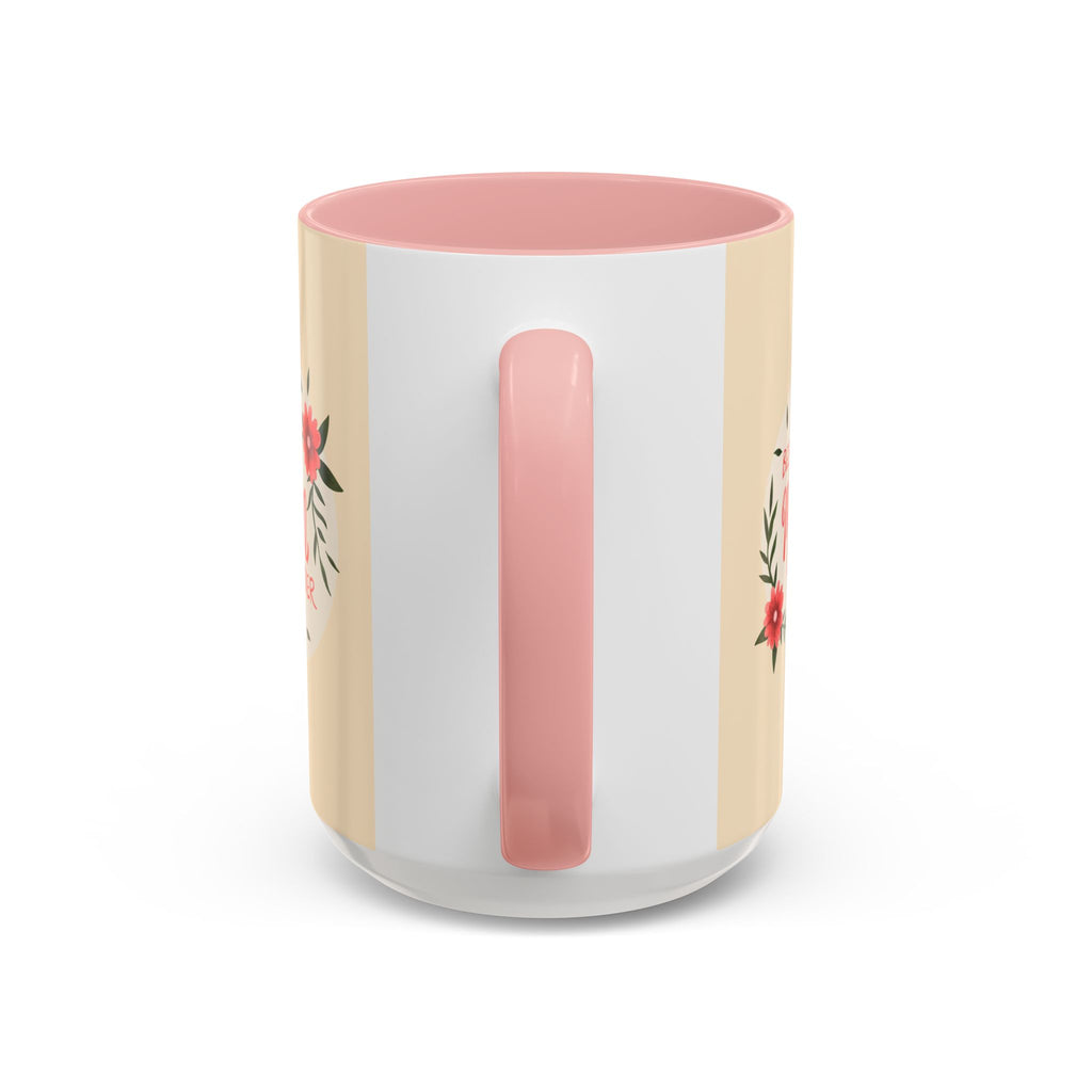 Best Mom Ever Coffee Mug — Cute Dachshund with Tulips