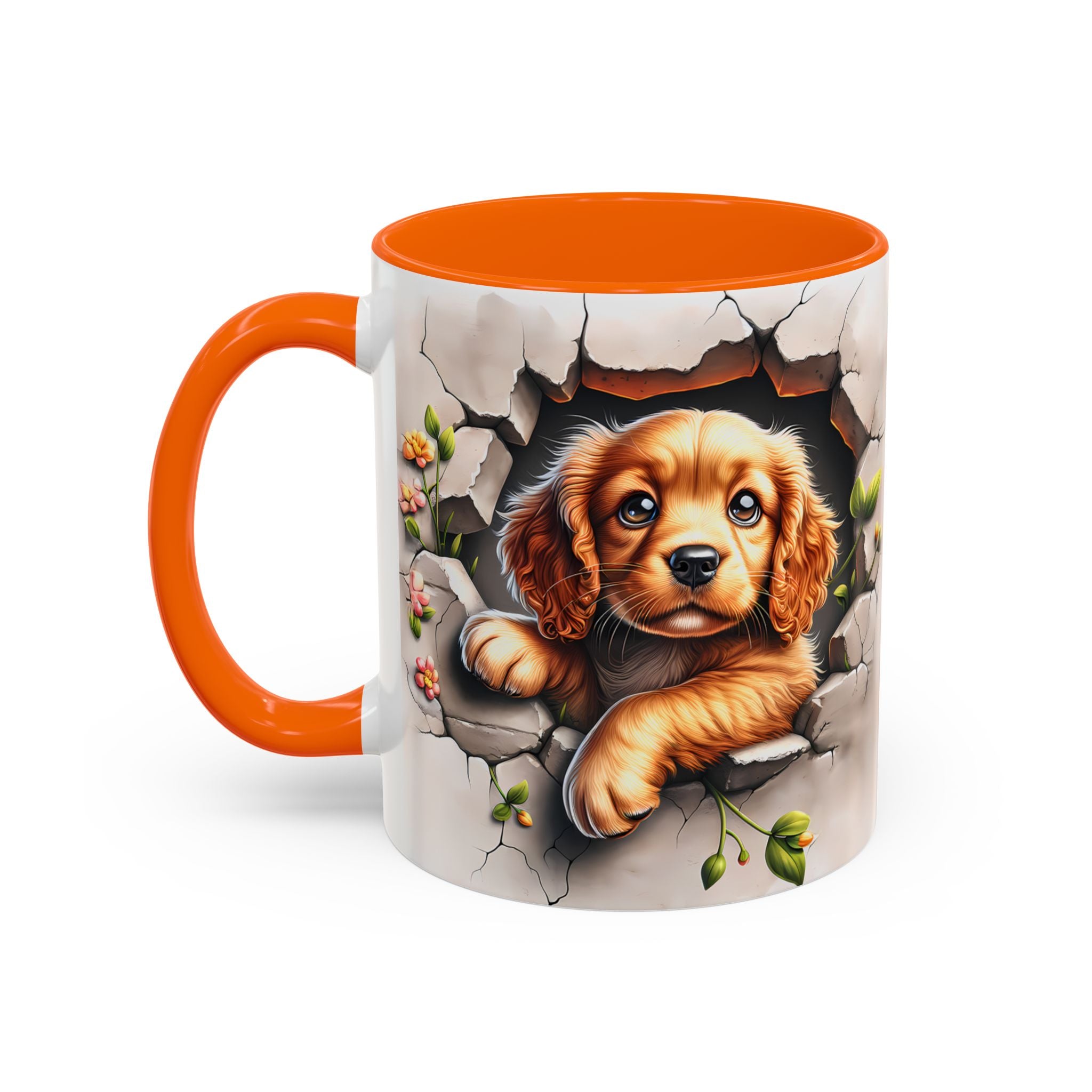 Cocker Spaniel Puppy Coffee Mug — Cute Accent Mug