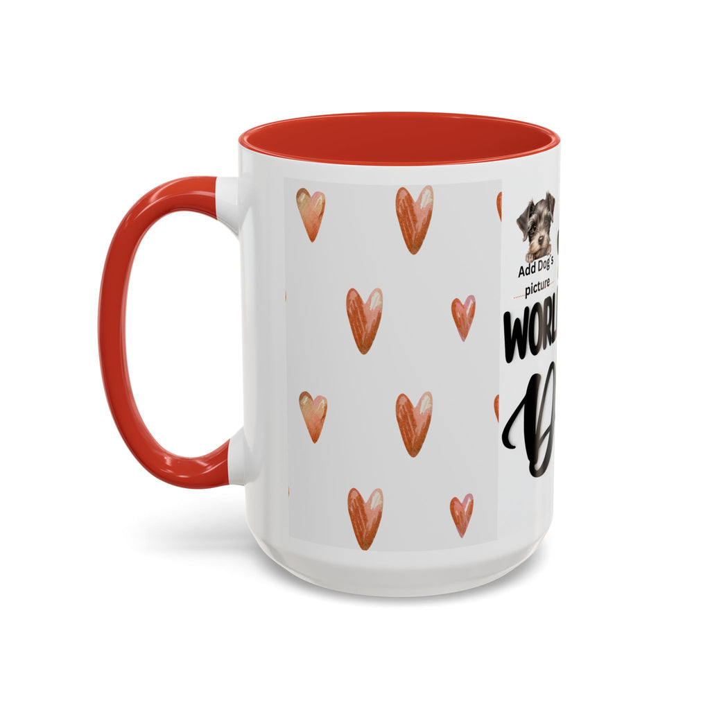 Personalised "World's Best Dog Dad" Coffee Mug — Custom Pet & Owner Photo