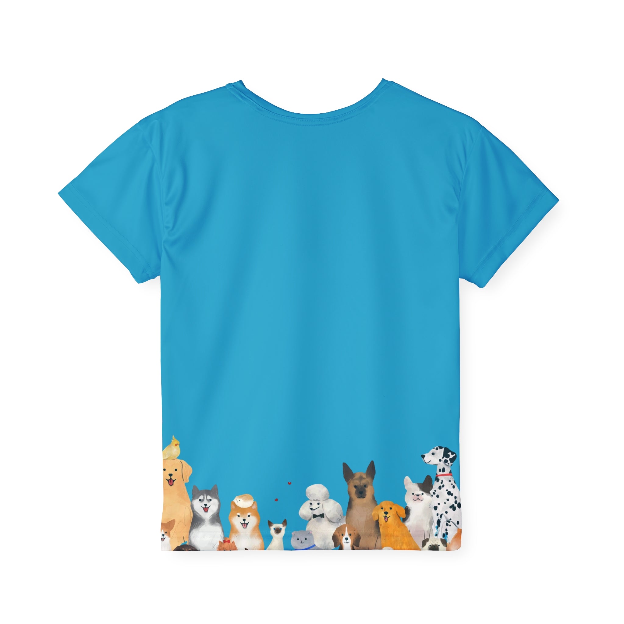 Kids Sports Jersey — Row of Dogs All Breeds AOP