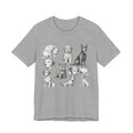Dog Breed Sketches T-Shirt — Hand-Drawn Puppy Portraits Tee