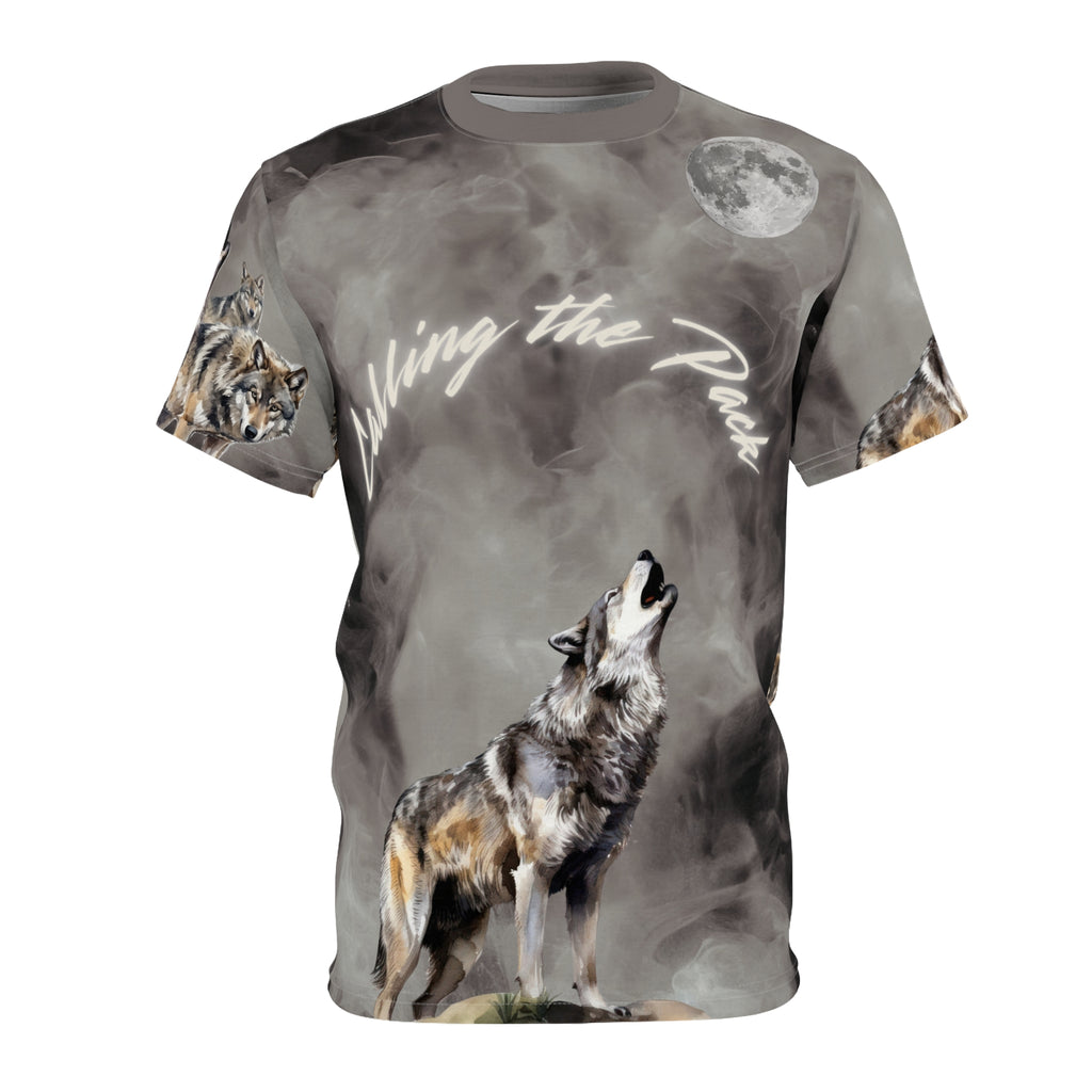 Calling The Pack – Wolves All-Over Print T-Shirt