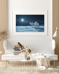 Arctic Wolves Poster – Printable Wall Art, Instant Download Wildlife Print for Modern Home Decor