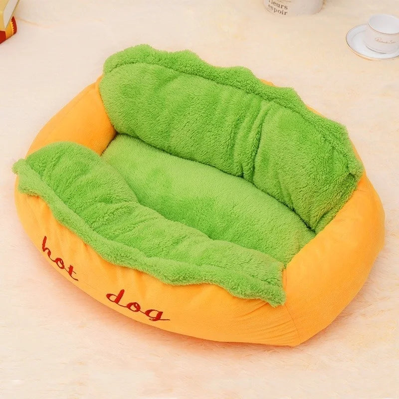 The Hot Dog Bed — Novelty Dachshund Dog Sofa (Because They ARE the Sausage)