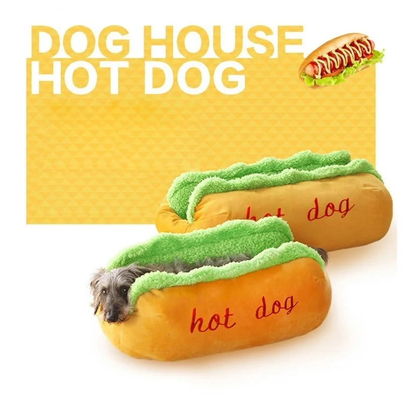 The Hot Dog Bed — Novelty Dachshund Dog Sofa (Because They ARE the Sausage)