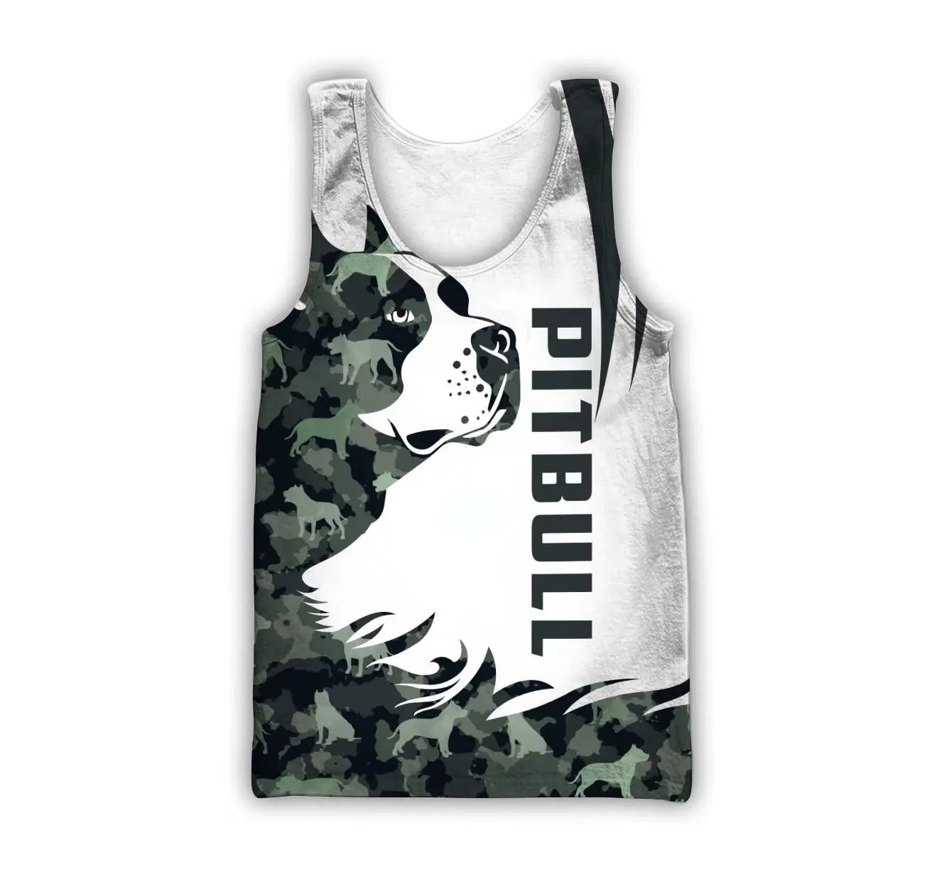 Pitbull Love 3D All-Over Print Tank Top | Dog Lover Sleeveless Shirt
