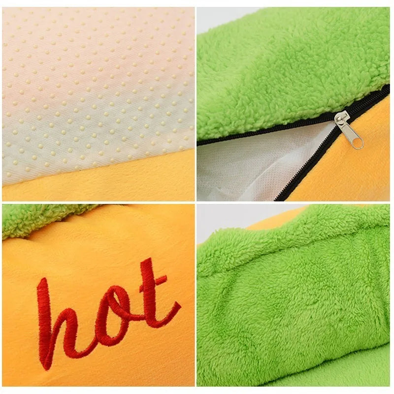 The Hot Dog Bed — Novelty Dachshund Dog Sofa (Because They ARE the Sausage)