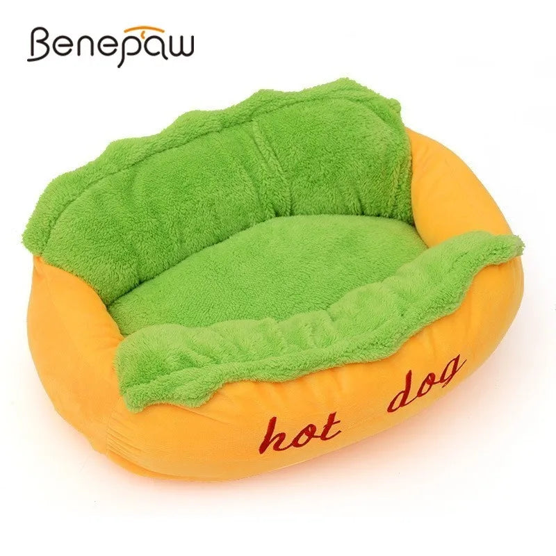 The Hot Dog Bed — Novelty Dachshund Dog Sofa (Because They ARE the Sausage)